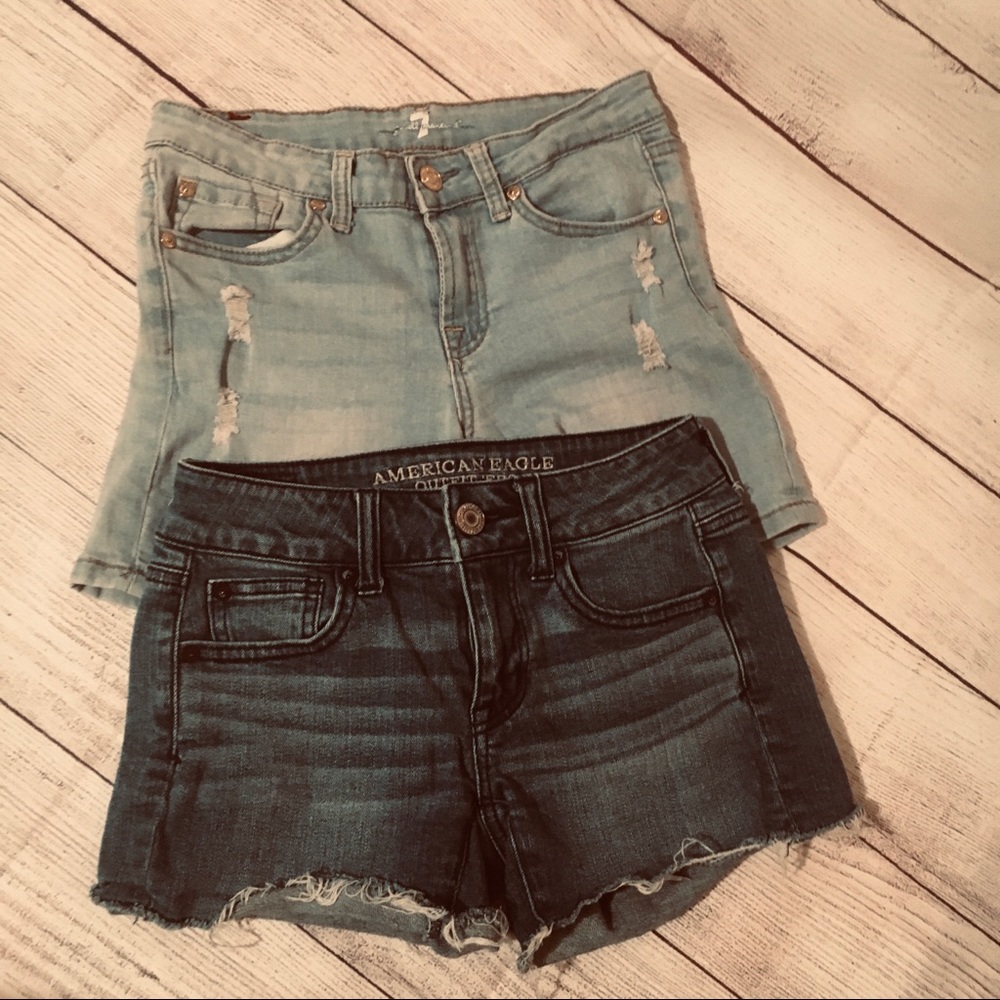 Jean Shorts for Girl (12-14 years) Set of 2